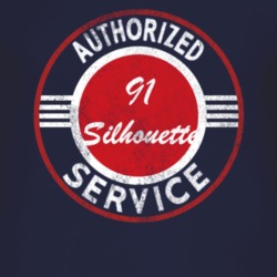 Authorized Service 1991 Oldsmobile Silhouette Distressed Look Dark T S