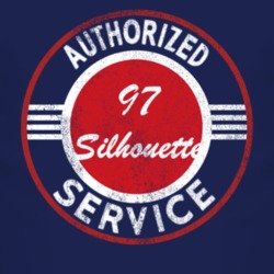Authorized Service 1997 Oldsmobile Silhouette Distressed Look Dark T S