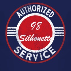 Authorized Service 1998 Oldsmobile Silhouette Distressed Look Dark T S