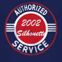 Authorized Service 2002 Oldsmobile Silhouette Distressed Look Dark T S