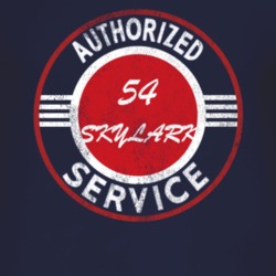 Authorized Service 1954 BUICK SKYLARK Distressed Look Dark T Shirt