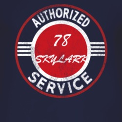 Authorized Service 1978 BUICK SKYLARK Distressed Look Dark T Shirt