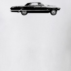 1963 Impala Side View Light Color T Shirt