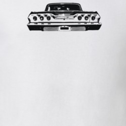 1963 Impala Rear View Light Color T Shirt