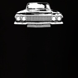 1963 Impala Grill View Dark Color T Shirt