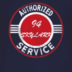 Authorized Service 1994 BUICK SKYLARK Distressed Look Dark T Shirt