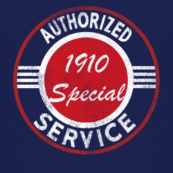 Authorized Service 1910 Oldsmobile Special Distressed Look Dark T Shir