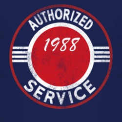 Authorized Service 1988 SporTruck Distressed Look Dark T Shirt