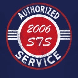 Authorized Service 2006 Cadillac STS Distressed Look Dark T Shirt