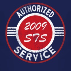 Authorized Service 2009 Cadillac STS Distressed Look Dark T Shirt