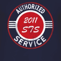 Authorized Service 2011 Cadillac STS Distressed Look Dark T Shirt