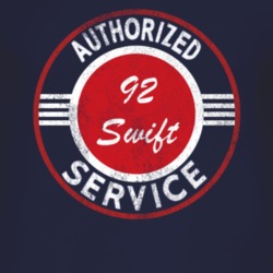 Authorized Service 1992 Chevy Swift Distressed Look Dark T Shirt