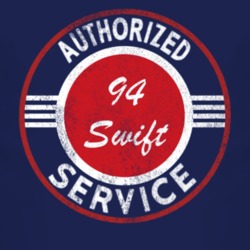 Authorized Service 1994 Chevy Swift Distressed Look Dark T Shirt