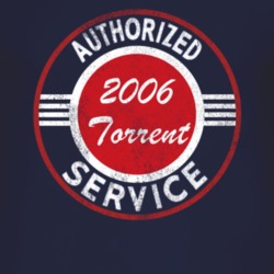 Authorized Service 2006 Pontiac Torrent Distressed Look Dark T Shirt
