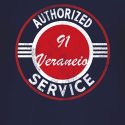 Authorized Service 1991 Chevy Veraneio Distressed Look Dark T Shirt