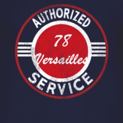 Authorized Service 1978 Lincoln Versailles Distressed Look Dark T Shir
