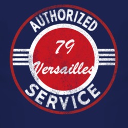 Authorized Service 1979 Lincoln Versailles Distressed Look Dark T Shir