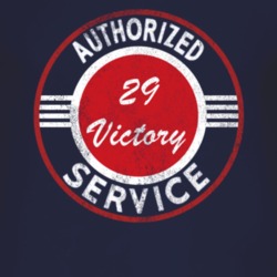 Authorized Service 1929 Dodge Victory Distressed Look Dark T Shirt