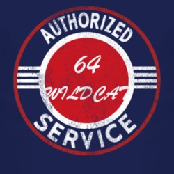 Authorized Service 1964 BUICK WILDCAT Distressed Look Dark T Shirt