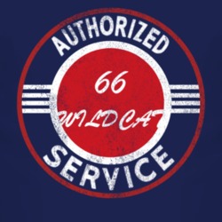 Authorized Service 1966 BUICK WILDCAT Distressed Look Dark T Shirt