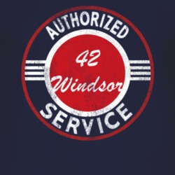 Authorized Service 1942 Chrysler Windsor Distressed Look Dark T Shirt