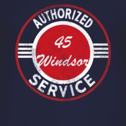 Authorized Service 1945 Chrysler Windsor Distressed Look Dark T Shirt