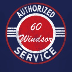 Authorized Service 1960 Chrysler Windsor Distressed Look Dark T Shirt