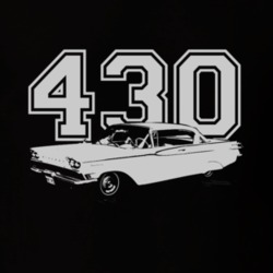 1959 MERCURY MONTEREY Side White Graphic Engine Size T Shirt