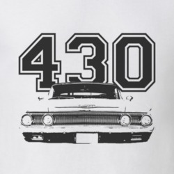 1960 MERCURY MONTEREY Grill Black Graphic Engine Size T Shirt