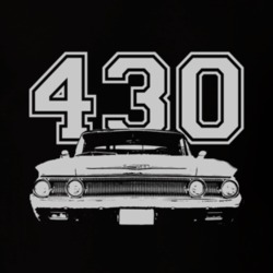 1960 MERCURY MONTEREY Grill White Graphic Engine Size T Shirt