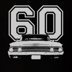 1960 MERCURY MONTEREY Grill White Graphic Year T Shirt