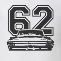1962 MERCURY MONTEREY Rear Black Graphic Year T Shirt