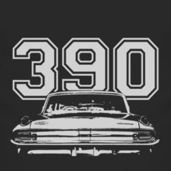 1962 MERCURY MONTEREY Rear White Graphic Engine SIze T Shirt