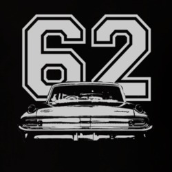 1962 MERCURY MONTEREY Rear White Graphic Year T Shirt