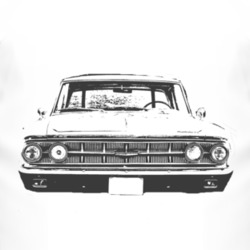 1963 MERCURY MONTEREY Grill Black Graphic T Shirt