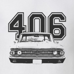 1963 MERCURY MONTEREY Grill Black Graphic Engine Size T Shirt