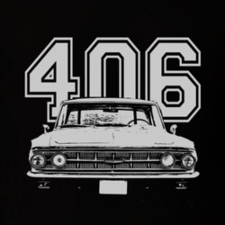1963 MERCURY MONTEREY Grill White Graphic Engine Size T Shirt