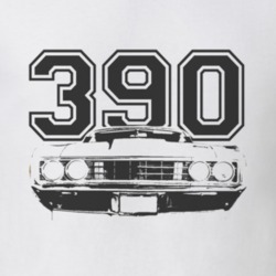 1969 Mercury Cyclone Grill Black Graphic Engine Size T Shirt