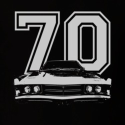 1970 MERCURY MONTEREY Grill White Graphic Year T Shirt