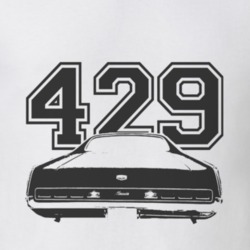 1970_MERCURY MONTEREY Rear Black Graphic Engine Size T Shirt