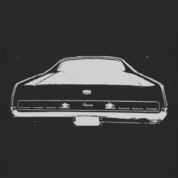 1970 MERCURY MONTEREY Rear White Graphic T Shirt