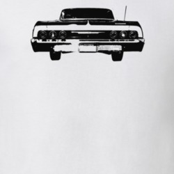 1964 Impala Rear View Light Color T Shirt