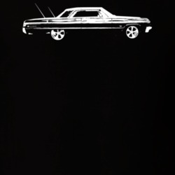 1964 Impala Side View Dark Color T Shirt