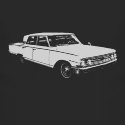 1963 MERCURY MONTEREY Side White Graphic T Shirt