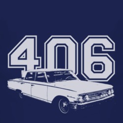 1963 MERCURY MONTEREY Side White Graphic Engine Size T Shirt