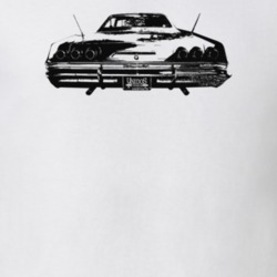 1965 Impala Rear View Light Color T Shirt