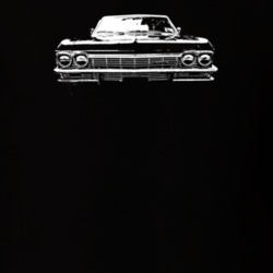 1965 Impala Grill View Dark Color T Shirt