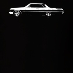 1965 Impala Side View Dark Color T Shirt