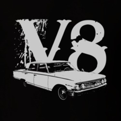 1963 MERCURY MONTEREY Side White Graphic V8 T Shirt