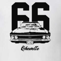 1966 Chevelle Grill View With Year And Model Light Color T Shirt